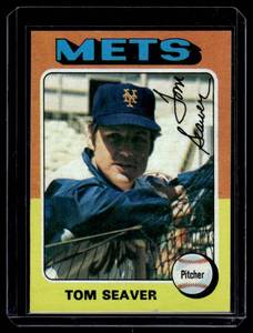 lot 60 image: Tom Seaver 1975 Topps #370 Vintage Baseball Card