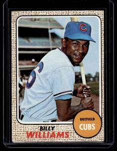 lot 61 image: 1968 Topps Billy Williams #37 Vintage Baseball Card