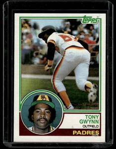 lot 33 image: Tony Gwynn RC 1983 Topps #482 Vintage Rookie Baseball Card