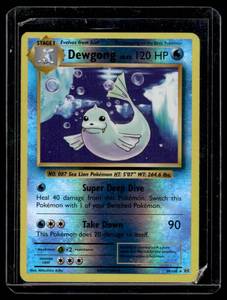 lot 93 image: Dewgong Holo Pokemon Card 29108