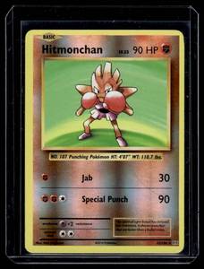 lot 95 image: Hitmonchan Holo Pokemon Card 42108