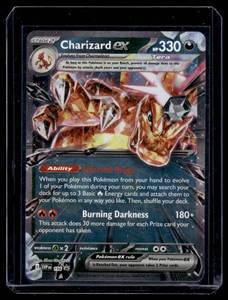 lot 96 image: Charizard ex Holo Pokemon Card