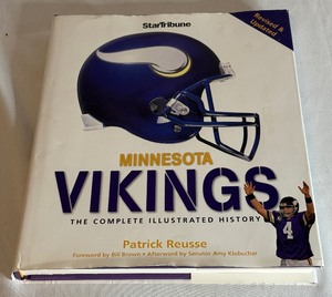 lot 56A image: Minnesota Vikings The Complete Illustrated History Hardcover Book