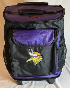 lot 60A image: Minnesota Vikings Football Portable Cooler Backpack - Like New