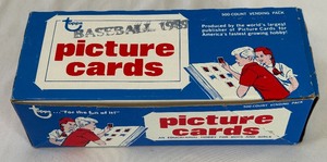 lot 67A image: 1989 Topps Baseball Vending Card Box