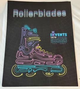 lot 76A image: Rollerblades 1979 MN Invents Poster