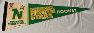lot 88A image: Minnesota North Stars Vintage Hockey Pennant - #2