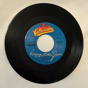 lot 5A image: Peggy Sue Gerron Signed Peggy Sue Buddy Holly Record - RARE