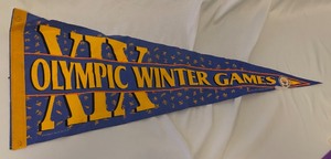 lot 108A image: 2002 Olympic Games XIX Vintage Pennant