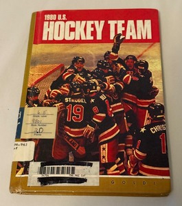lot 110A image: 1980 US Hockey Team Hard Cover Book