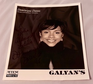 lot 115A image: Dominique Dawes Signed Photo - Olympic Gold Medalist