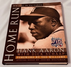 lot 126A image: Home Run Hank Aaron Life in Pictures Hard Cover Book