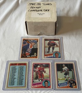 lot 5B image: 1984-85 Topps Hockey Complete Set - Includes Nice Steve Yzerman Rookie Card