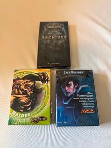 lot 48A image: Magic the Gathering, Warcraft, and Kajudo New Sealed Card Packs