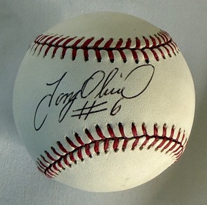 lot 21A image: Tony Oliva Signed Rawlings OALB Budig Baseball