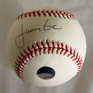 lot 29A image: Juan Encarnacion Signed Baseball With COA Rawlings OLB1 Ball