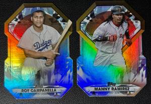 lot 48B image: 2-Card 2022 Topps Diamond Greats MLB Baseball Card Lot