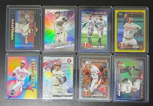 lot 84B image: 8-Card Minnesota Twins Superstar MLB ParallelInsert Baseball Card Lot