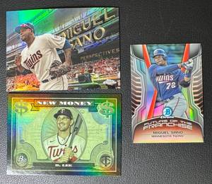 lot 86B image: 3-Card Minnesota Twins Insert MLB Baseball Card Lot