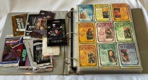 lot 133 image: HUGE Binder Full Of  Non-Sports Trading Cards and Packs - Royo, Rowena, Highlander, Lady Death, Cyber Force, Wildcats and More