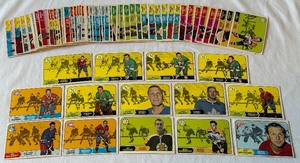 lot 7B image: 1968-69 Topps Hockey Starter Set - 72 Vintage Cards w Stars, Nice Condition