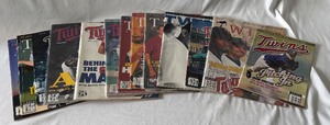 lot 115B image: (13) Minnesota Twins Magazines and Other Publications