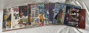 lot 117B image: (13) Minnesota Twins Magazines and Other Publications