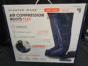 lot 3 image: Sharper Image Compression Boots Size LG - XL 59 to 63