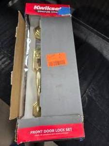 lot 77 image: Kwikset Signature Series Front Door Lock Set