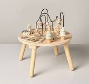 lot 70 image: Kids Wood Toy Activity Play Table - Hearth & Hand with Magnolia Creative Thinking, Iron & Wood, 18 Months