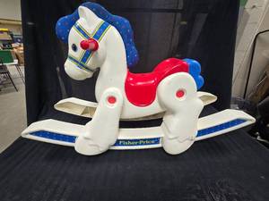 lot 103 image: Fisher Price Rocking Horse Plastic