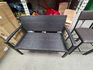 lot 90 image: Wicker Lawn Patio Chair
