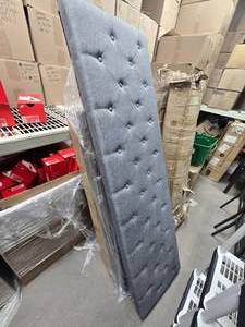 lot 114 image: King Size Bed Frame with Outlets and USB Ports