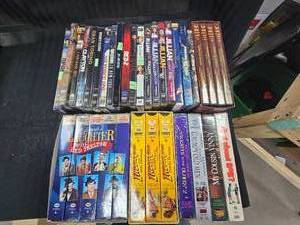lot 119 image: Large Assortment of VHS and DVD Movies