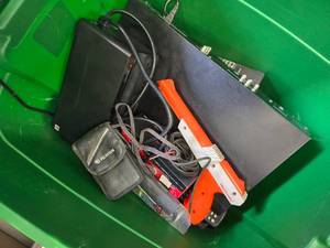 lot 137 image: Assorted Electronics, Panasonic DVD Player, Power Strip and Many Assorted Remote Controls