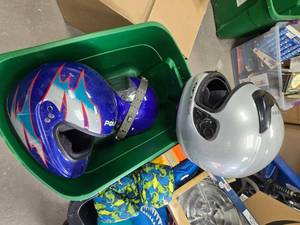 lot 159 image: 3 used Helmets