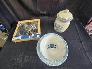 lot 165 image: Marvel Cake Pan Set and Misc. Dishes