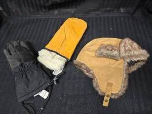 lot 177 image: 1 new pair of Gloves and1 new pair of Mittens and Hat