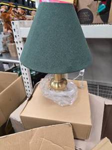 lot 76 image: New Decorative Brass Lamp with Shade