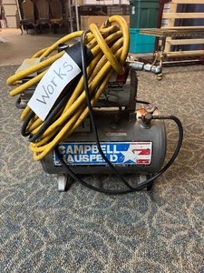 lot 135 image: Campbell Hausfeld 6-gallon air compressor