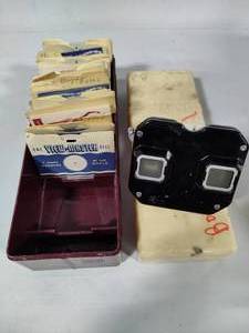 lot 106 image: Vintage Viewmaster & Multiple Slides wOriginal Box