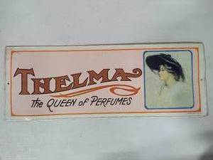 lot 120 image: Metal Thelma - The Queen of Perfumes Sign