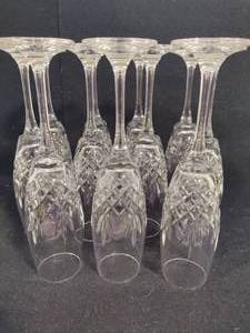 lot 141 image: Crystal Champagne Glasses - Wedgewood (11)