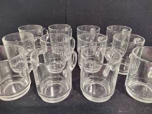 lot 157 image: Arc Glass Coffee Mugs (12)