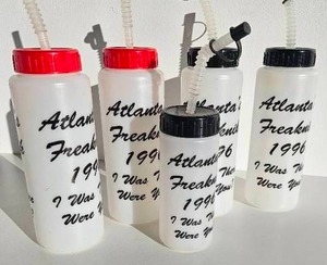 lot 52 image: 1996 NOS Freaknik Spring Break Water Bottles&nbsp