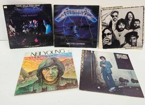 lot 57 image: Lot of Vinyl Records with Metallica