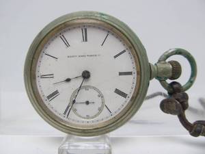 lot 22 image: Antique ELGIN Natl Watch Company Mens Pocket Watch
