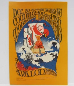 lot 33 image: Fantastic Original 1960s Rock Concert Poster Collection #3 - Country Joe &amp the Fish