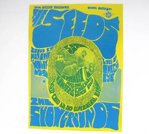 lot 36 image: Fantastic Original 1960s Rock Concert Poster Collection #6 - The Seeds