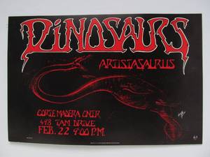 lot 37 image: Fantastic Original 1960s Rock Concert Poster Collection #7 - Dinosaurs